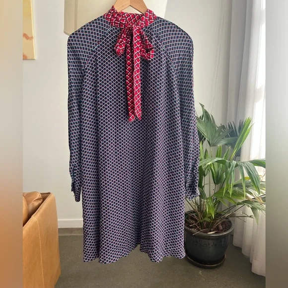 Kenzo Long Sleeve Print Dress - Picture 3 of 5